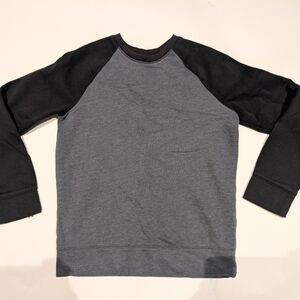 jumping beans Two-Tone Crewneck Sweatshirt in Gray and Black